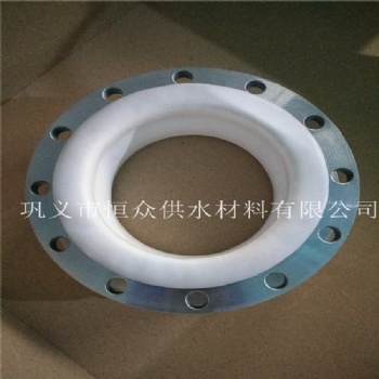 循环水泵用橡胶软连接，衬四氟橡胶软接头，恒众现货