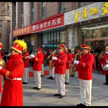 开业庆典锣鼓队军乐队表演