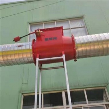 木材厂除尘管道单向防爆阀(阻火隔爆阀)