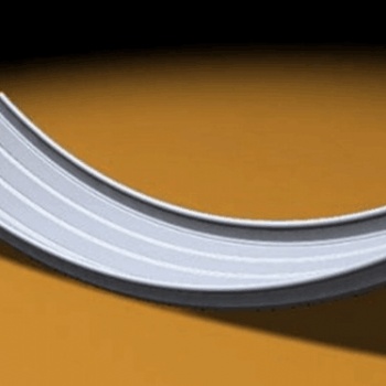 0.9mm厚YX65-扇形弯弧铝镁锰板