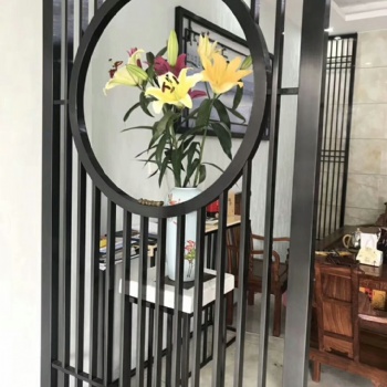 钦州豪华酒店装饰铝板雕花镂空隔断厂家