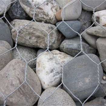 生态型格宾网装石头6_8雷诺护垫护坡