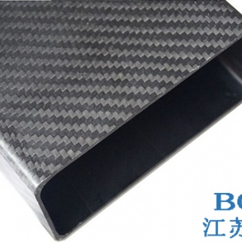 高模量碳纤维方管加工 碳纤维矩形管制品定制