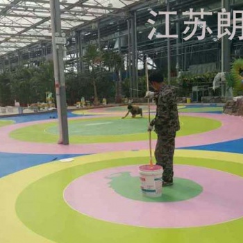 喷涂聚脲生产厂家供应儿童乐园游乐场彩色耐磨防水地坪