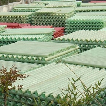 玻璃钢夹砂管道通风管市政排污管电缆保护管道地埋式管道法兰三通