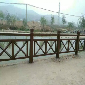 山东德州水泥栏杆规格 仿木栏杆生产 可定制样式 尺寸