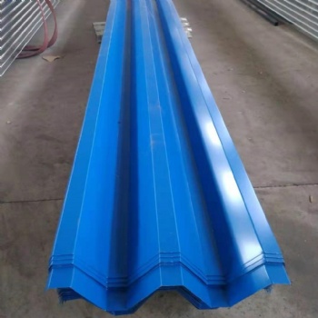 仓储中心屋面彩钢板 0.8mm海蓝色彩钢 YX130-300-600
