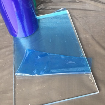 厂家** 低粘蓝色PE保护膜 玻璃亚克力高光面保护膜 包装膜 定制