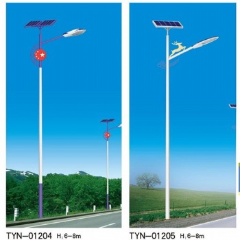 保定厂家定制LED路灯，3-9米灯杆，330、450光伏板