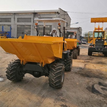 轮式前翻斗自卸车 建筑农用机械自卸车 液压工程翻斗车