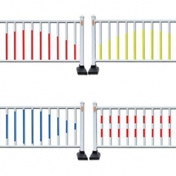 中山喷塑市政道路交通护栏 颜色定制防撞栏杆 车辆分流围栏
