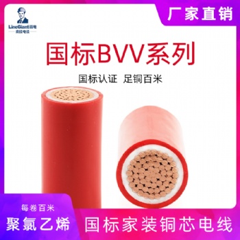 国标阻燃ZC-BVV 300/500V聚氯乙烯绝缘.护套 家装铜芯 软电线电缆