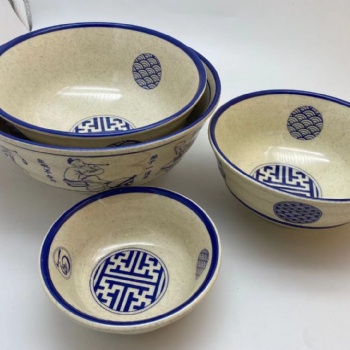 上海壹粤密胺面碗，陕西臊子面面碗餐具，仿瓷面碗定制
