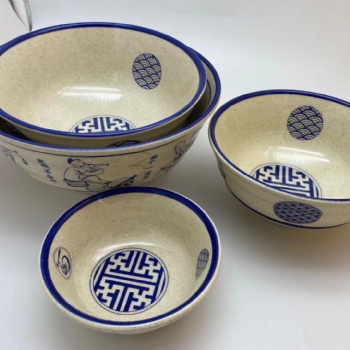 上海壹粤密胺面碗，陕西臊子面面碗餐具，仿瓷面碗定制