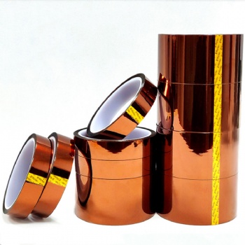 茶色耐温绝缘胶带 线路板保护用工业薄膜胶带 PI金手指胶带