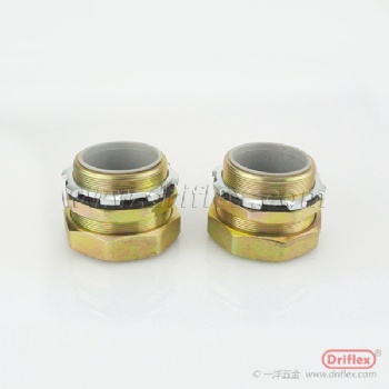 铁镀镍软管接头六角方帽金属连接器G3/8-G4