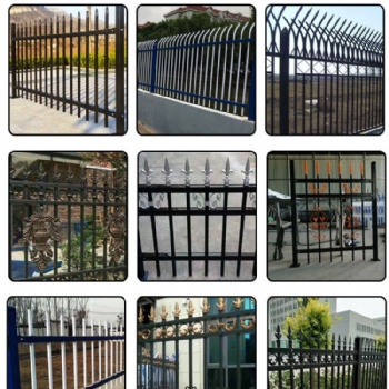 幼儿园学校围墙护栏 中山锌钢围栏栅栏 别墅围墙栏杆
