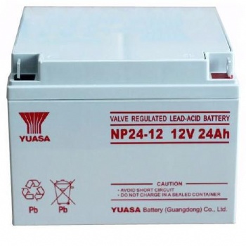 YUASA汤浅蓄电池NP24-12/12V24AH 阀控式铅酸免维护 UPS电源