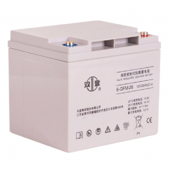 供应双登蓄电池6-GFM-26原装12V26AH江苏总代理现货