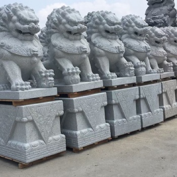 石雕狮子厂家狮子图，长沙株洲衡阳衡东制作厂家