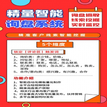 短视频精准获客询盘系统