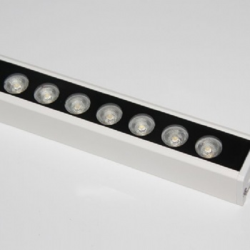 dmx512小功率线条灯 单色外控硬灯条 12W金黄光洗墙灯