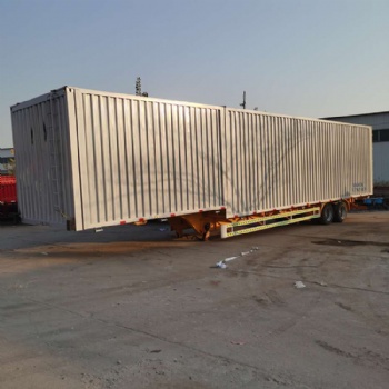 13米集装箱运输车 轻型集装箱半挂车 企业认证