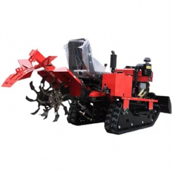 尧远机械25马力柴油新式履带式旋耕机可坐人送农具