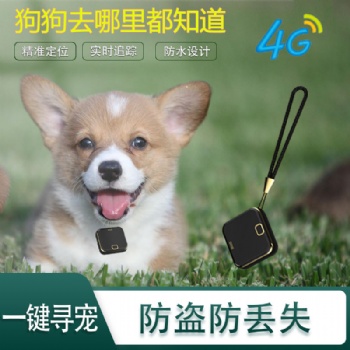 外贸出口4G GPS老人小孩宠物定位器 狗狗去哪里都知道 精准定位一键寻宠