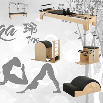 厂家**普拉提五件套大器械瑜伽馆私教凯迪拉克核心床瑜伽床梯桶矫正器