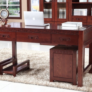 宁阳 木言木语私人订制实木电脑桌新中式实木家具