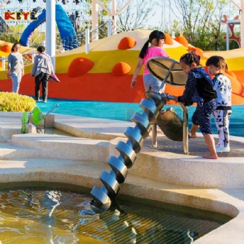 非标定制儿童户外公园沙水玩具阿基米德取水器儿童水科普游乐设备