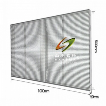 幕墙透明屏LED透明屏异形透明屏冰屏玻璃栈道屏防水租赁透明屏