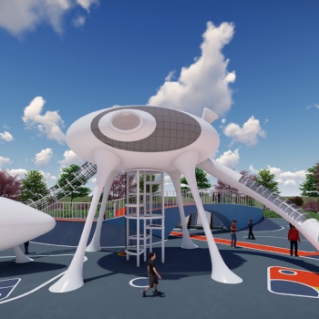 房地产社区儿童游乐园设备幼儿园环创无动力组合游乐设施实力商家