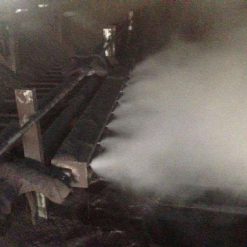 洗煤厂皮带机 双流体干雾抑尘 无组织排放监测系统