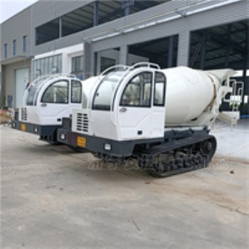 履带平口罐车 建筑工程搅拌水泥运输车 全地形散装水泥罐车