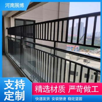 洛阳厂家生产楼盘护栏锌钢连廊空调百叶窗飘窗护栏