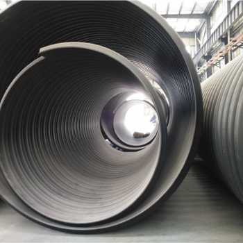 供应大口径hdpe钢带增强螺旋管生产厂家