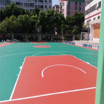 贵州学校硅PU球场材料厂家【德朝体育】