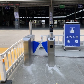 青岛超市翼闸安装黄岛企业门禁考勤翼闸李沧冷藏库门禁翼闸