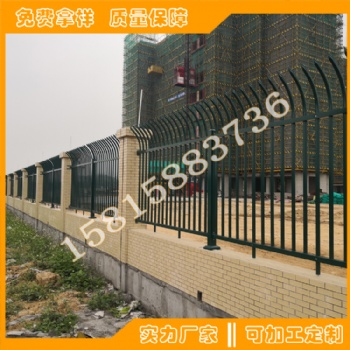 江门小区围墙栏杆定制 佛山工厂锌钢通透护栏生产