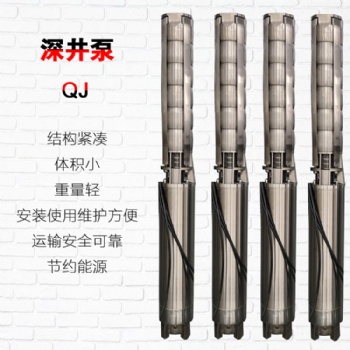 QJ系列井用不锈钢304 316潜水电泵