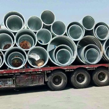 分片拼装金属波纹涵管施工 镀锌钢制波纹管 高速公路排水