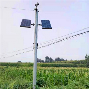 100瓦太阳能监控杆 小区工厂太阳能监控杆