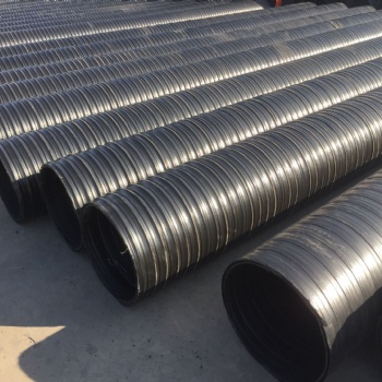 聚乙烯（SRWPE）塑钢中空缠绕管长期生产