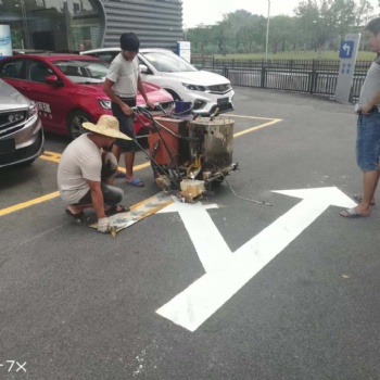 广州科技园区电商园工业园画车位划线停车场规划施工
