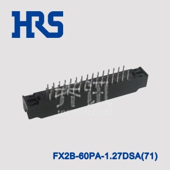 FX2B-60PA-1.27DSA(71) 公插针 1.27mm间距双排焊接针座