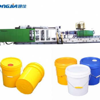 塑料机械涂料包装桶注塑机16-35L圆桶生产线