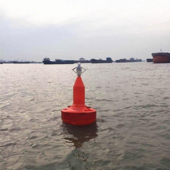 长江河道水面自浮式拦船警示塑料浮标
