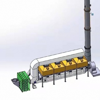 河南 浙江 重庆 常州朝康活性炭吸附-脱附-催化燃烧联合处理废气